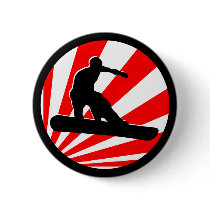 snowboard. red rays. buttons by asyrum snowboard. red rays. buttons