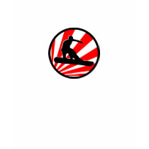 snowboard. red rays. t-shirts by asyrum snowboard. red rays. t-shirts