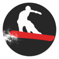 snowboard. red. stickers by asyrum snowboard. red. stickers