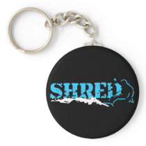 snowboard. shred. key chains