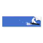 snowboard. simple. bumper stickers