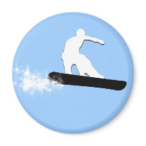 snowboard. simple. magnets