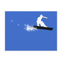 snowboard. simple. post cards