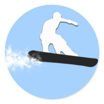 snowboard. simple. stickers