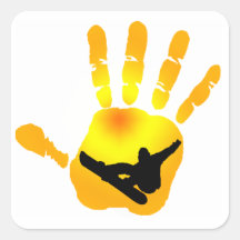 Snowboard Sun Vision Sticker
