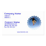 Snowboard Tail Grab Business Card