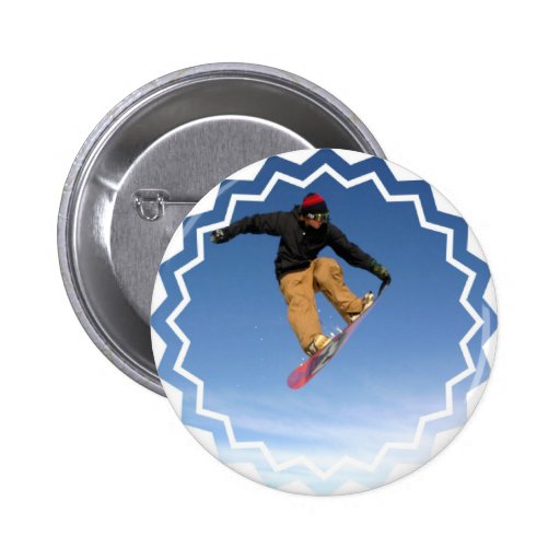 Snowboard Tail Grab Round Button