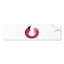 Snowboard the Loop Bumper Sticker
