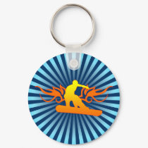 snowboard. tribal. keychains by asyrum snowboard. tribal. keychains