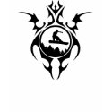 snowboard. tribal trees. t-shirts by asyrum snowboard. tribal trees. t-shirts