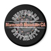 Snowboard University - Mammoth Mounain CA Magnets