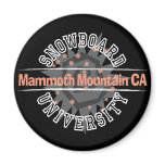Snowboard University - Mammoth Mounain CA Magnets