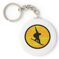 Snowboard Utah Lines Key Chains