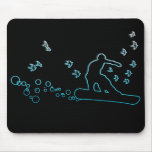 snowBOARD with birds Mousepad