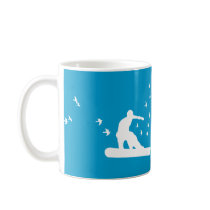 snowBOARD with birds Coffee Mugs