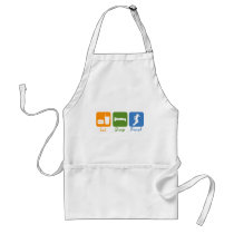 SnowBoardChick Eat Sleep Board Aprons