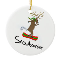 Snowboardeer ornaments