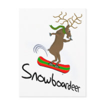 Snowboardeer postcards