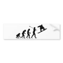 Snowboarder Bumper Stickers