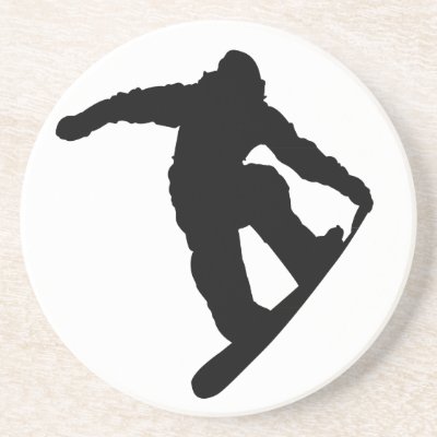 Snowboarder coasters