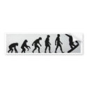 snowboarder evolution bumper stickers by forumsnowboarding snowboarder evolution bumper stickers