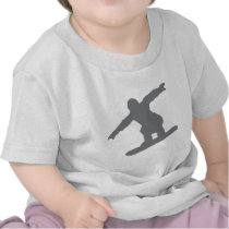 snowboarder in action snowboarding t-shirts