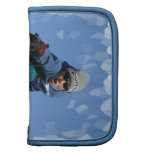 Snowboarder in the Snow Zip Folio Folio Planner