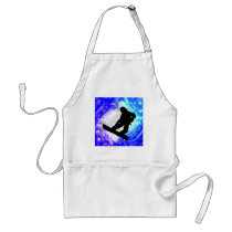 Snowboarder in Whiteout Apron