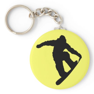 Snowboarder Key Chain