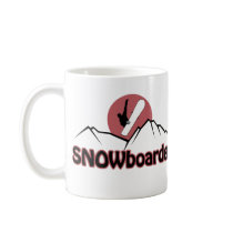 Snowboarder mugs