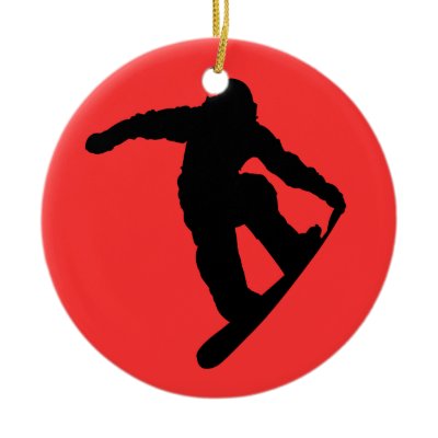Snowboarder Ornament