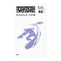 Snowboarder Postage Stamp