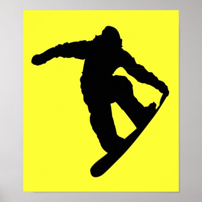 Snowboarder posters