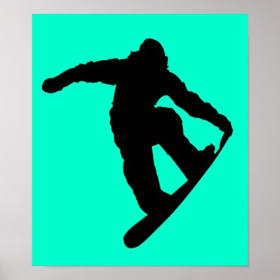 Snowboarder posters