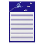 Snowboarder To Do List Personalized Stationery