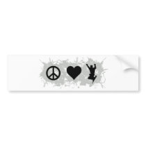 Snowboarding 2 bumper stickers