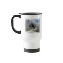 Snowboarding 360 Plastic Travel mug