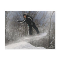 Snowboarding 360 Postcard