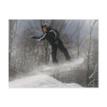 Snowboarding 360 Postcard