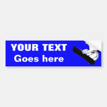 Snowboarding 3 bumper stickers