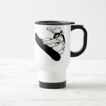 Snowboarding 3 coffee mugs