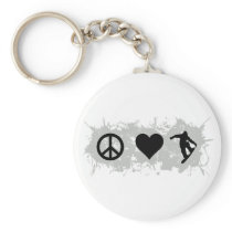 Snowboarding 3 key chain