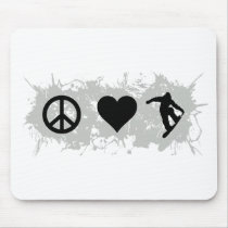 Snowboarding 3 mouse pad