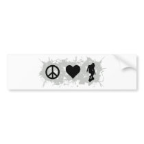 Snowboarding 4 bumper sticker