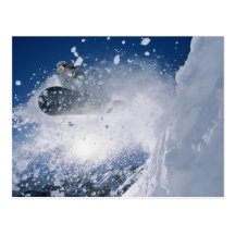 Snowboarding at Snowbird Resort, Wasatch Postcards
