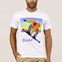 Snowboarding Bleah t-shirts by burntright Snowboarding Bleah t-shirts