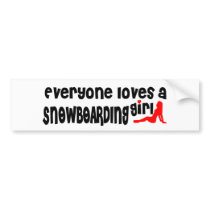 Snowboarding bumper stickers by republicofsport Snowboarding bumper stickers