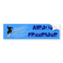 Snowboarding Bumper Sticker bumper stickers by JudsonJoyce Snowboarding Bumper Sticker bumper stickers