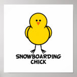 Snowboarding Chick posters