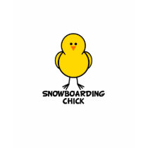 Snowboarding Chick t-shirts